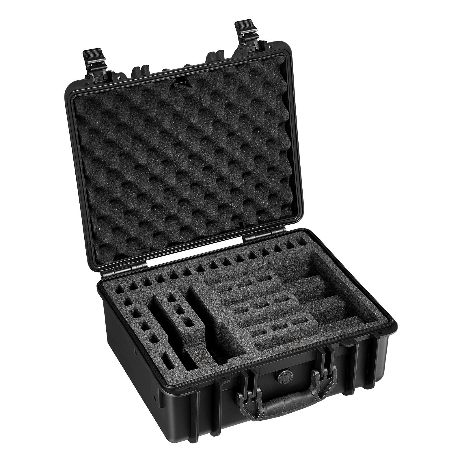 Hard Pistol Case, Heavy Duty Hard Gun Case with XPE Foam Interior, Waterproof Pistol Storage Box with Customizable Lining & Handle for Gun, Lenses, Camera, Gear, TSA Compliant, 475x415x215 mm - Image 1