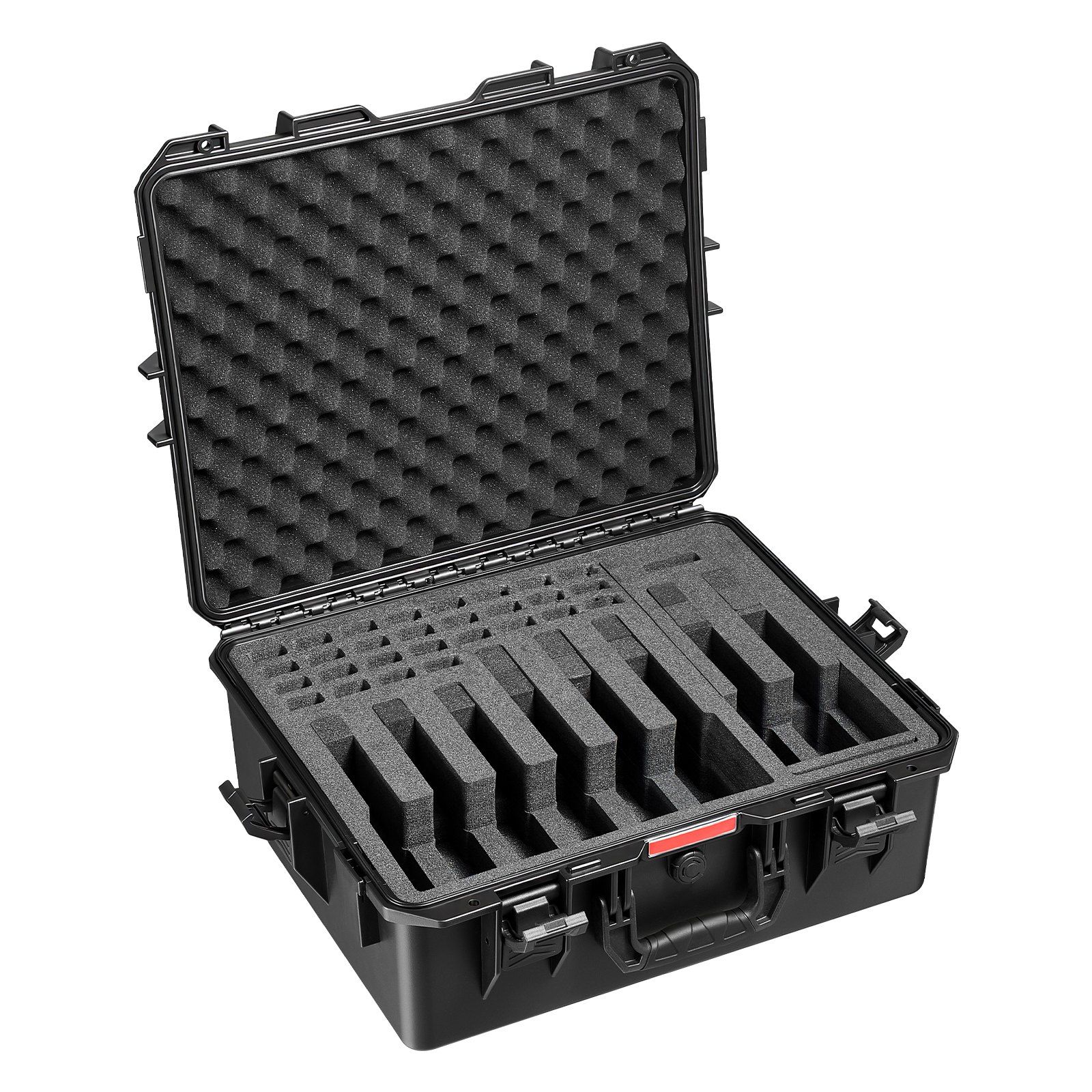Hard Pistol Case, Heavy Duty Hard Gun Case with XPE Foam Lining, Waterproof Pistol Storage Box with Customizable Interior & Handle for Gun, Lenses, Camera, Gear, TSA Compliant, 556x455x225 mm - Image 1