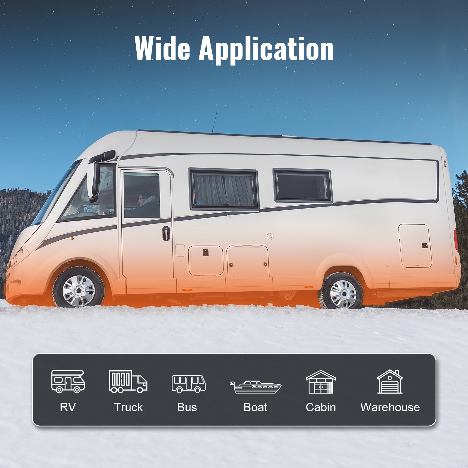 Bluetooth App Control Diesel Air Heater, 12V 8KW Diesel Heater with Automatic Altitude Adjustment, Remote Control and LCD, Diesel Parking Heater for RV Trailer Camper Van Boat - Image 6