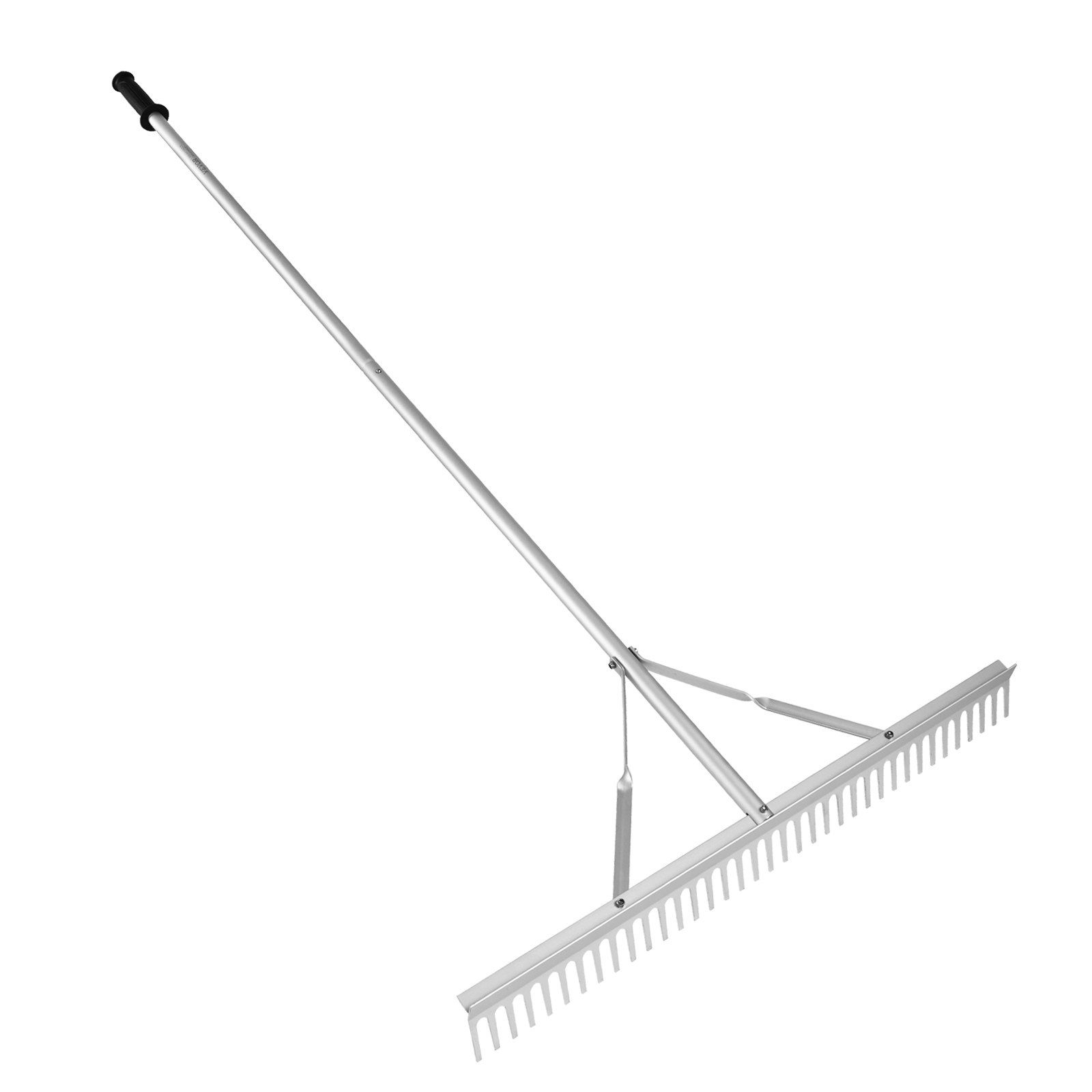 Landscape Rake, 915mm Head Aluminum Landscape Rake, Lake Weed Rake with 1915mm Long Handle, for Loosening Soil, Lawn Care, Weeding Lake, Garden, Pond - Image 1