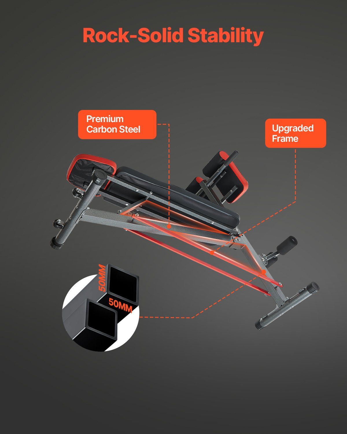 Multi-Functional Weight Bench for Full Body Workout, Roman Chair Hyperextension Bench, 660 lbs Adjustable Extension Equipment for Back Arm Core Ab Workout, Sit Up Exercise Machine for Home Gym - Image 5