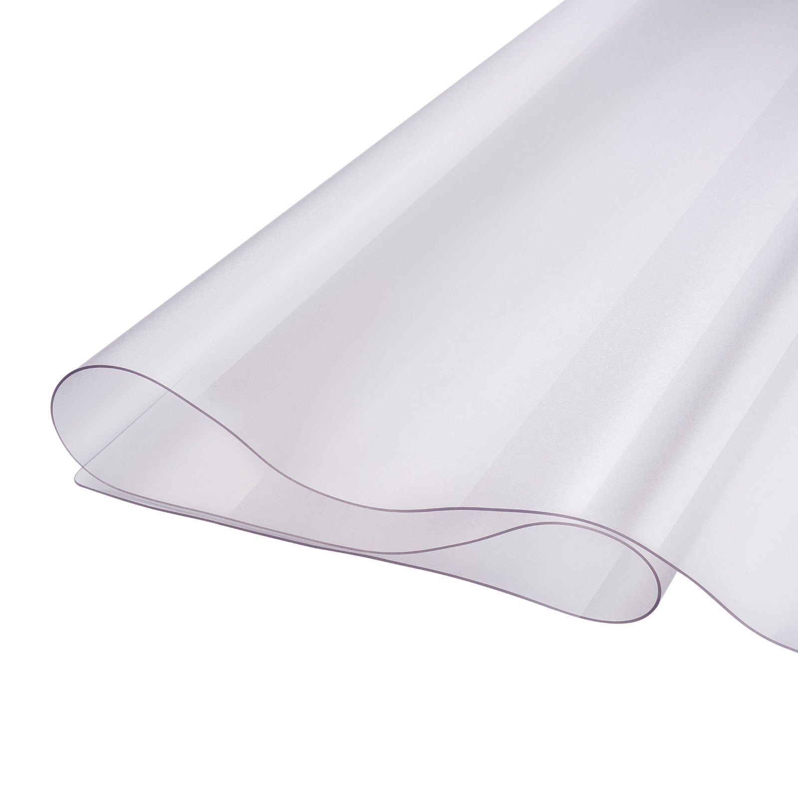 Plastic Table Cover, 24 x 48 Inch 1.5 mm Thick Frosted Table Protector, Rectangle PVC Desk Mat, Waterproof & Easy Cleaning Desk Pad Tablecloth, for Office Dresser Dining Room Table Night Stand - Image 1