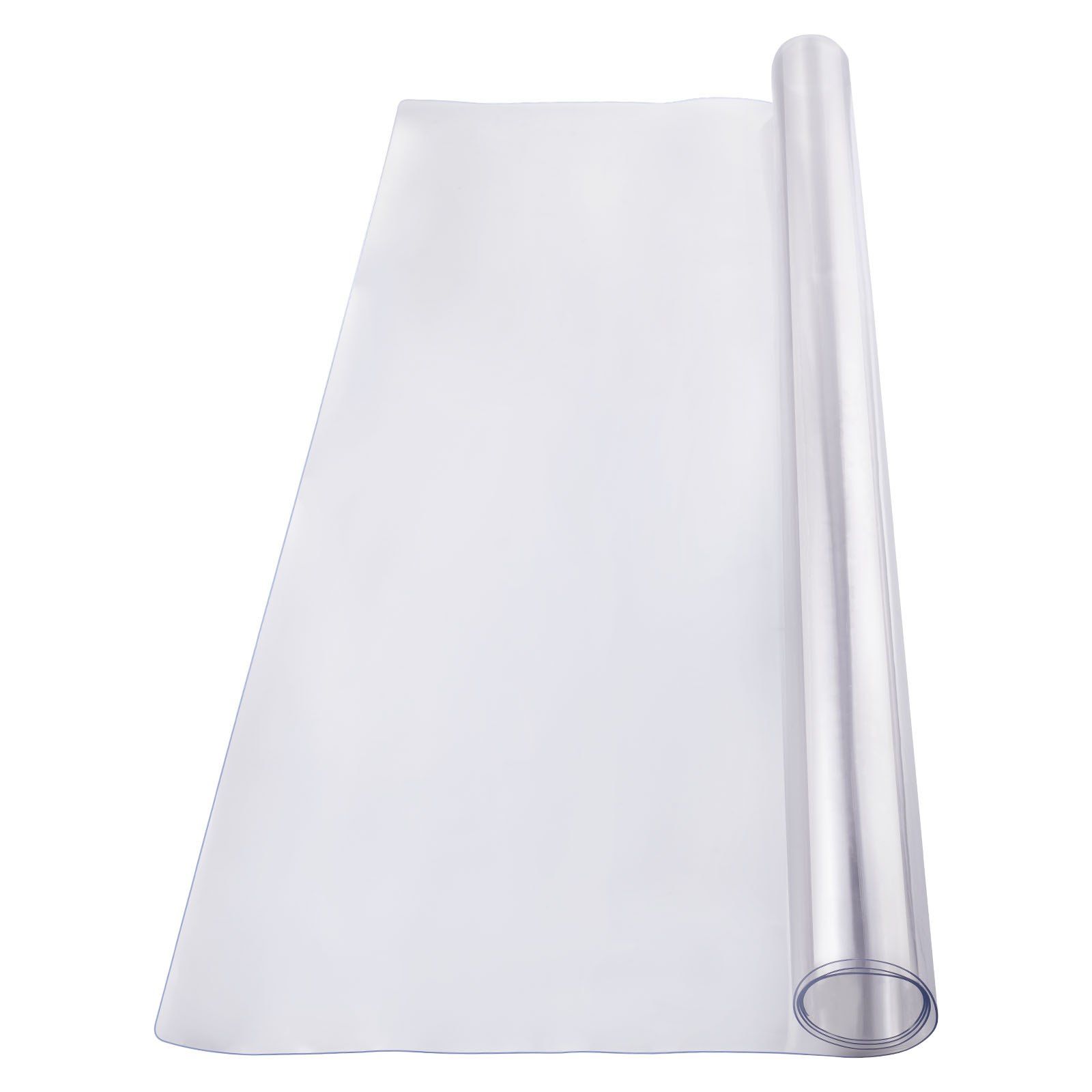 Plastic Table Cover, 30 x 60 Inch 1.5 mm Thick Clear Table Protector, Rectangle PVC Desk Mat, Waterproof & Easy Cleaning Desk Pad Tablecloth, for Office Dresser Dining Room Table Night Stand - Image 1