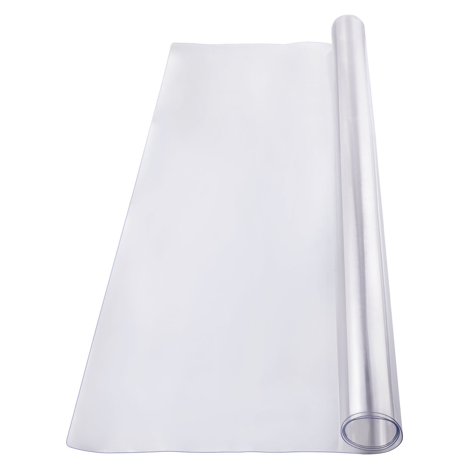 Plastic Table Cover, 40 x 60 Inch 1.5 mm Thick Clear Table Protector, Rectangle PVC Desk Mat, Waterproof & Easy Cleaning Desk Pad Tablecloth, for Office Dresser Dining Room Table Night Stand - Image 1