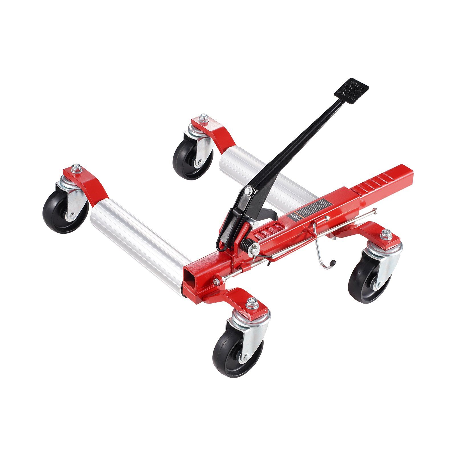 Wheel Dolly, Max Capacity 1500 Lbs Car Dolly, Car Jack Dolly Lifter with 360° Rotatable Wheels, Heavy Duty Vehicle Positioning Ratchet Tire Jack, for Vehicle Car Auto Repair Moving, Set of 4 - Image 1