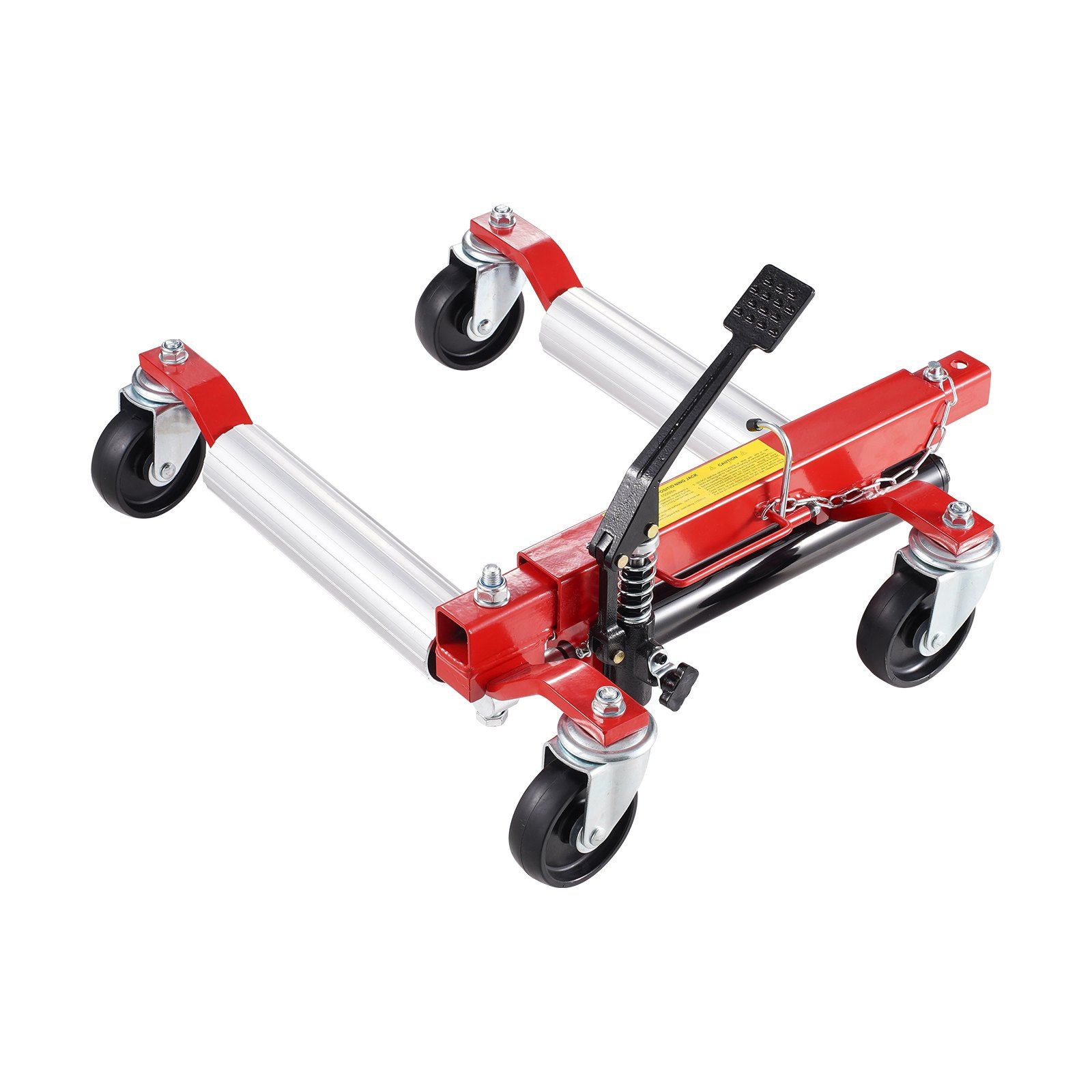 Wheel Dolly, Max Capacity 1500 Lbs Car Dolly, Car Jack Dolly Lifter with 360° Rotatable Wheels, Heavy Duty Vehicle Positioning Hydraulic Tire Jack, for Vehicle Car Auto Repair Moving, Set of 4 - Image 1