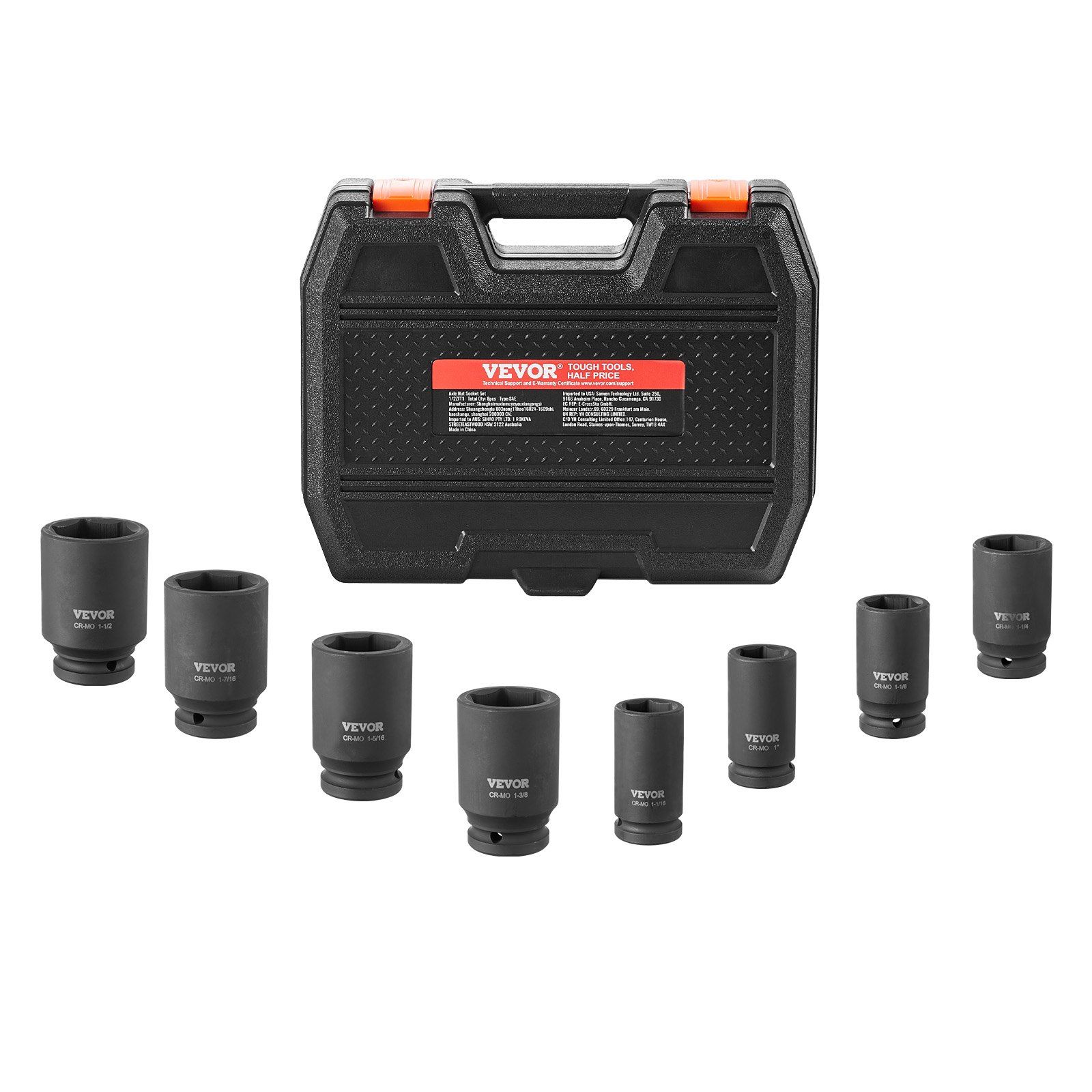 Axle Nut Impact Socket Set, 3/4