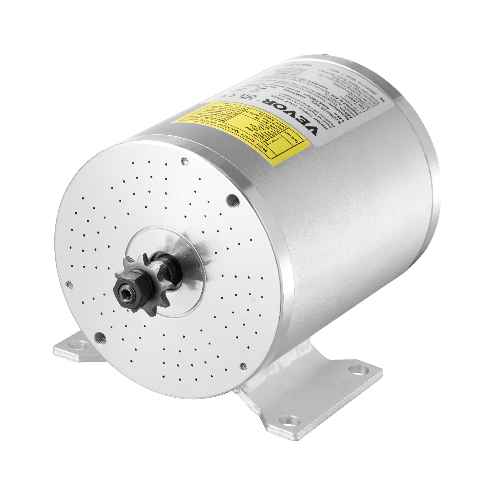 2000W Electric Brushless DC Motor Kit - 48V 4300rpm Motor with Upgraded Speed Controller and Throttle Grip Kit for Go Karts E-Bike Motorcycle Scooter DIY - Image 1