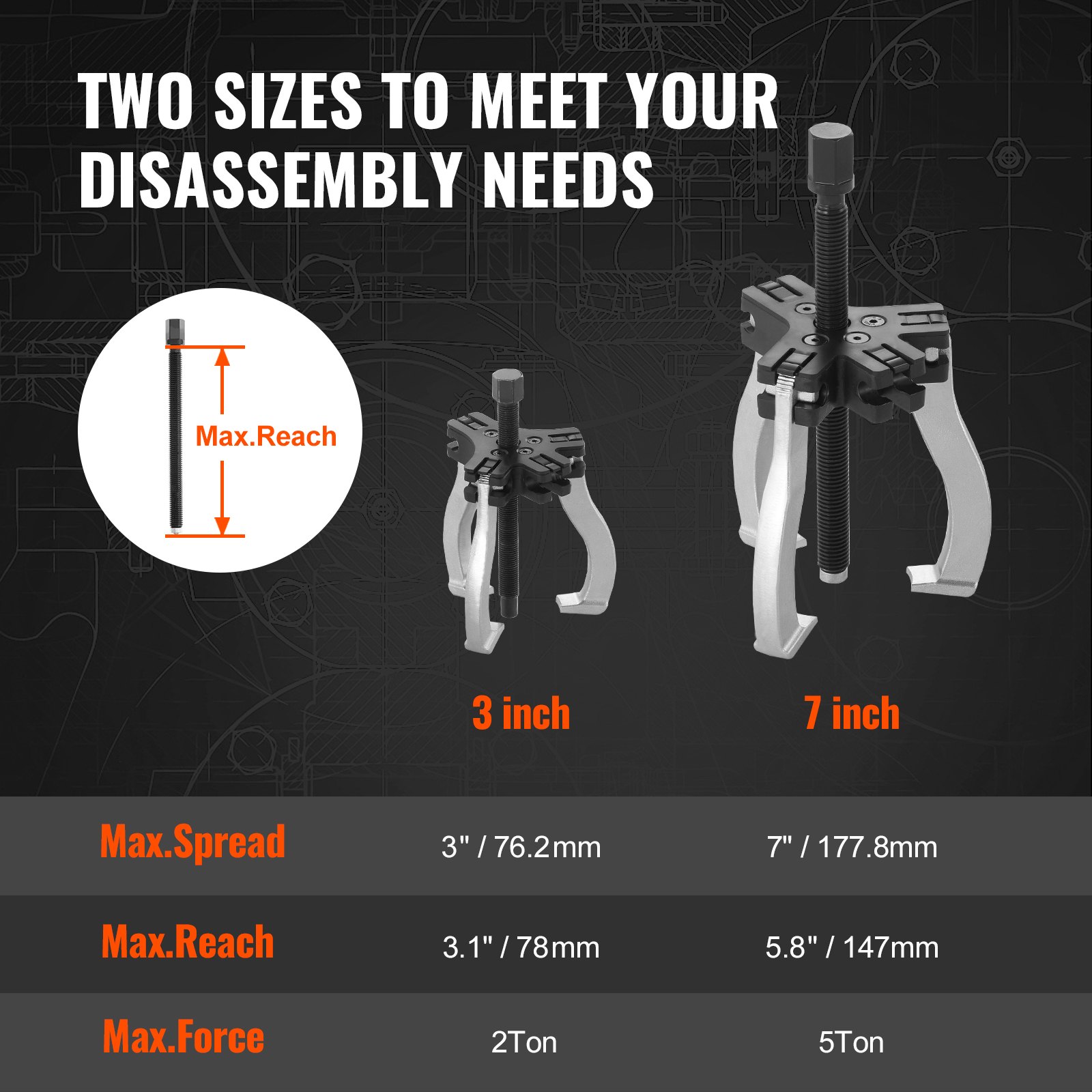 Gear Puller Set, 3