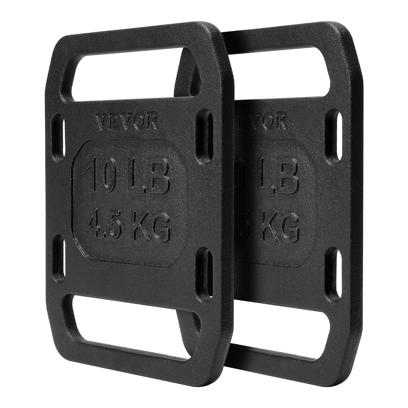 Cast Iron Ruck Weights,  10LB Pair Ruck Plate, Weighted Weights for Rucking, Adjustable Ruck Plate with Straps, for Rucking, Swings, Squat, Strength Training, Weightlifting, Fitness Workout - Image 1