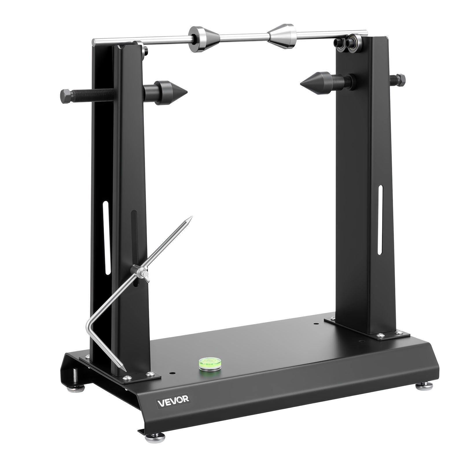 Motorcycle Wheel Balancer, 40 kg Capacity, Tire Balancer & Truing Stand with Adjustable Centering Cones and Truing Pointer, Balancing Tools for Most Motorcycles & Bicycles, 889 mm Wheel Dia - Image 1