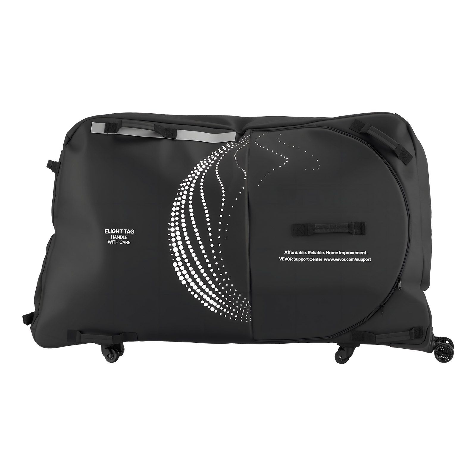 Bike Travel Bag, Transport Universal Bicycle Storage Case Bag with TSA Lock, Support Plates, Protection and Fork Mount Stabilisation, Bicycle Case Max. Wheelbase 130 cm for Airplane, Outdoor Use - Image 1