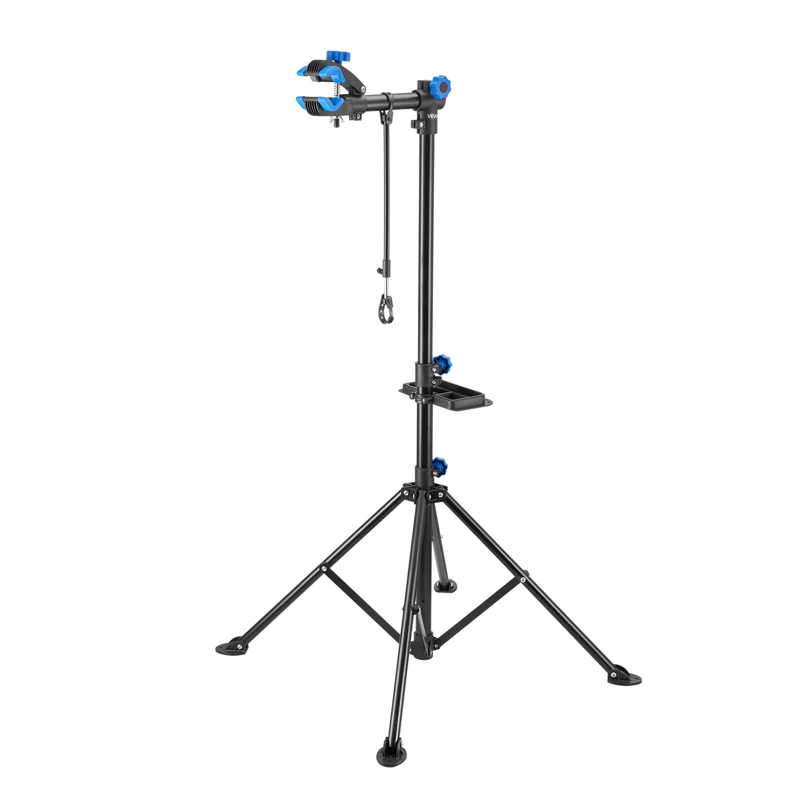 Bike Repair Stand, 29.9 kg Heavy-duty Bicycle Work Stand with 835-1440 mm Adjustable Height & Magnetic Tool Tray, Foldable Bicycle Maintenance Rack, Shop Home Mechanics for Mountain & Road Bike - Image 1