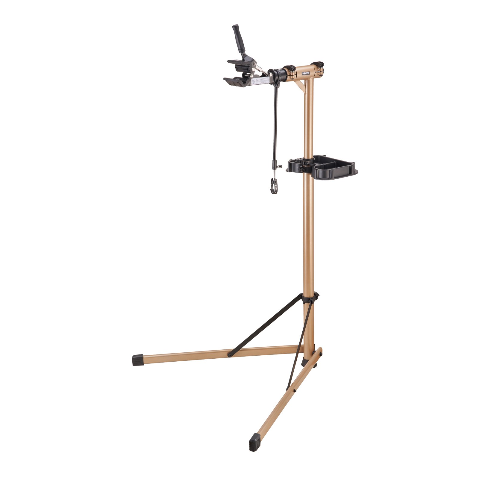 Bike Repair Stand, Max. 49.9 kg Heavy-duty Bicycle Work Stand with 1025-1510 mm Adjustable Height & Large Tool Tray, Foldable Ebike Maintenance Rack, Shop Home Mechanics for Mountain Road Bike - Image 1