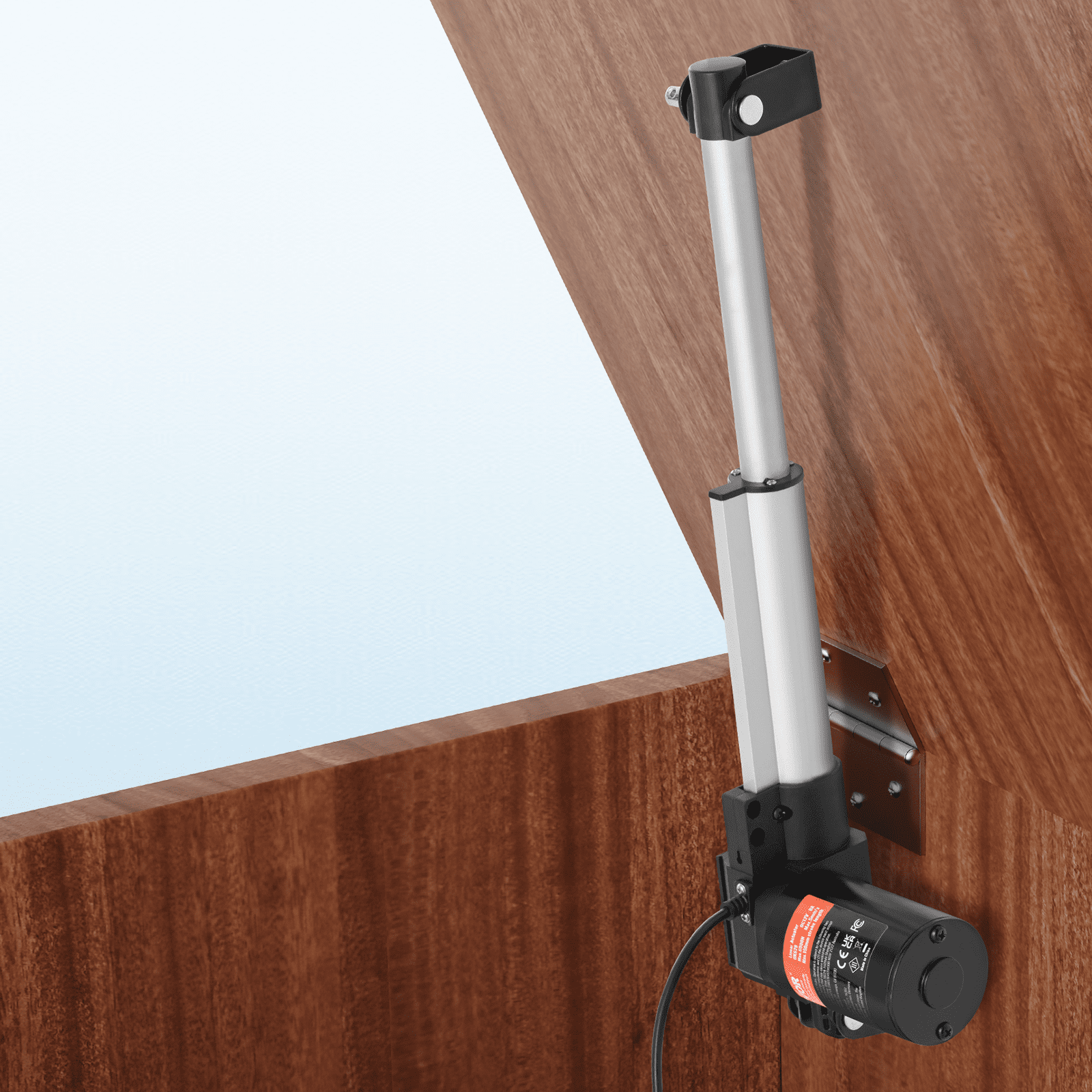 Linear Actuator 12V, 6 Inch Heavy Duty 1320lbs/6000N Linear Actuator, 0.19
