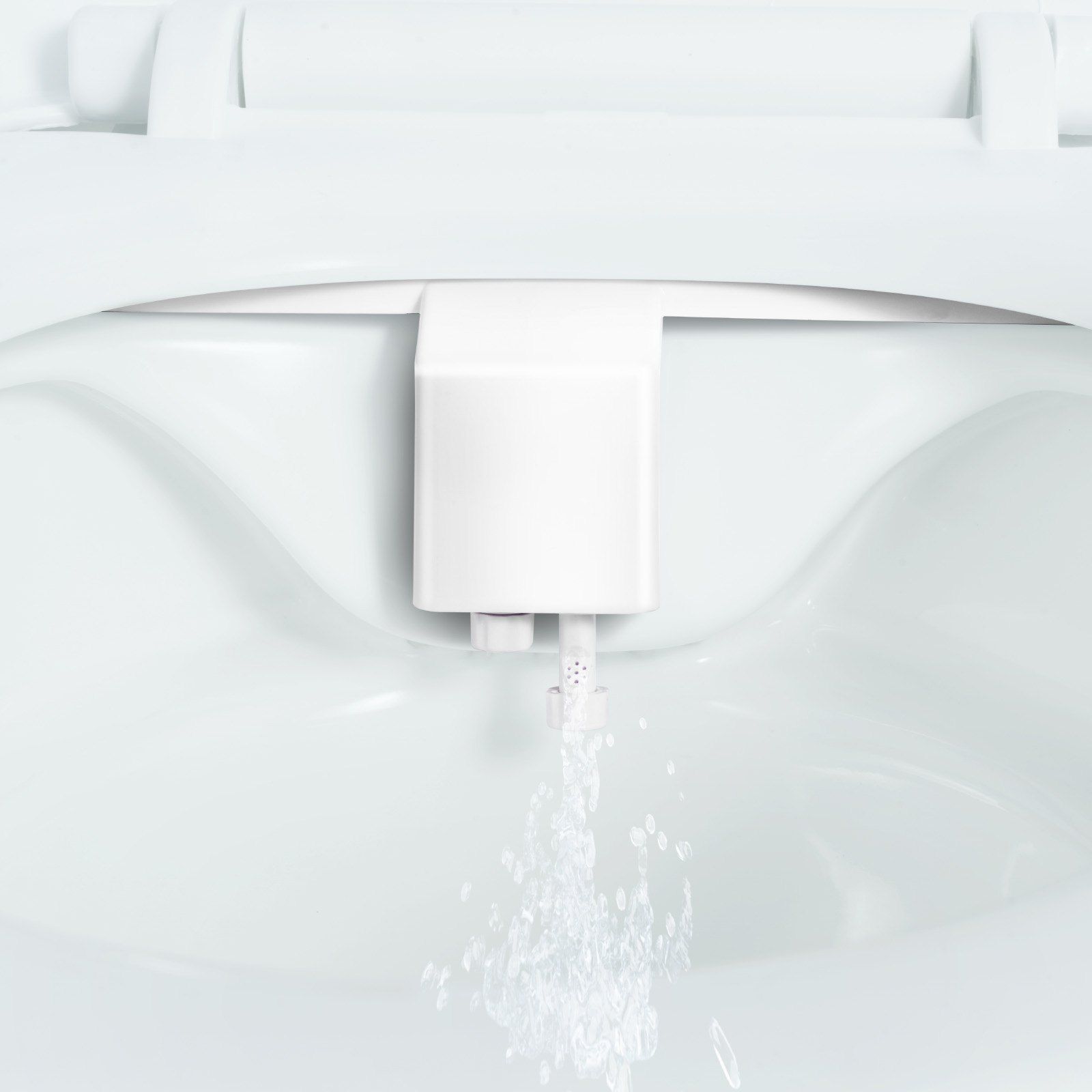 Bidet Attachment for Toilet, Non-Electric Bidet Toilet Seat Attachment - Dual Retractable Nozzles, Adjustable Water Pressure,  Easily Installed Cold Water Sprayer for Rear Feminine Wash, White - Image 8
