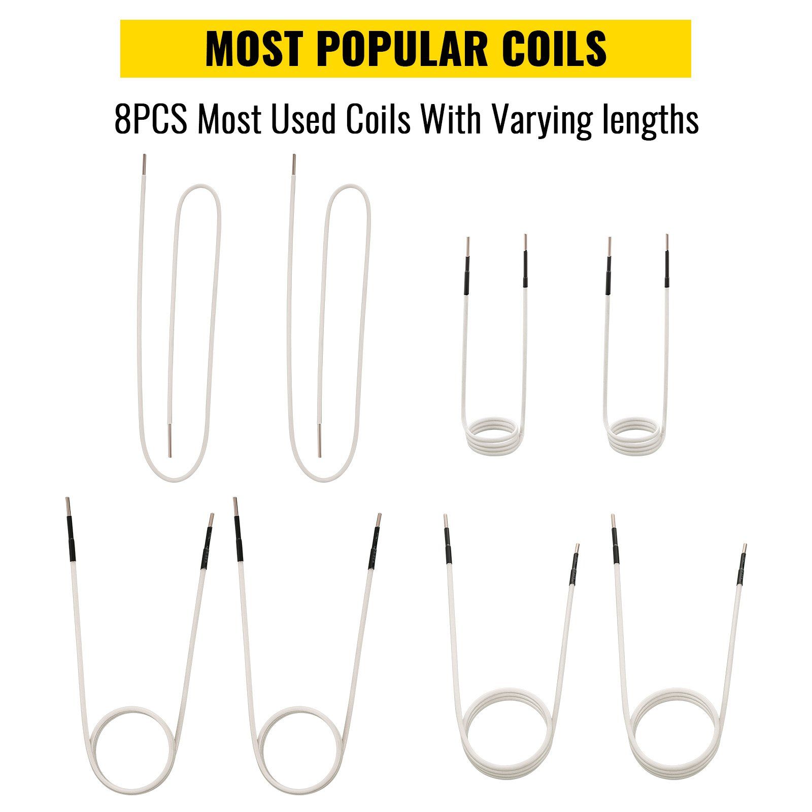 Induction Heater Inductor Coil Kits, Magnetic Mini Induction Heater Kit, Flameless Heat Accessories 8pcs, Heat Resistant Induction Heater Tool with Flexibility For Removing Rusty Bolts and Nuts - Image 2