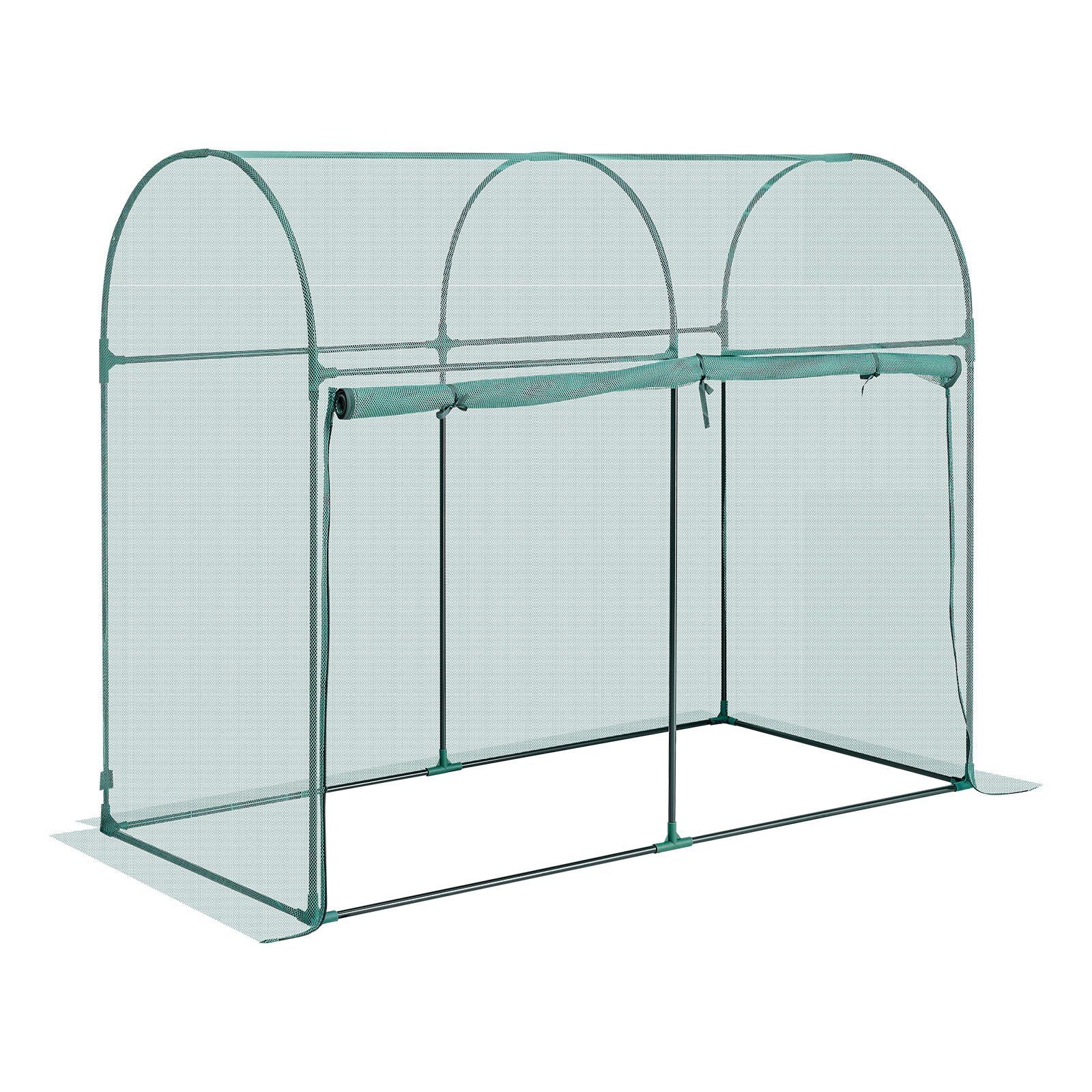Crop Cage, 1.8 x 0.91 x 1.5 m Plant Protection Tent with Zippered Door, Wind-Resistant Tall Crop Cage, Easy to Install, Outdoor Raised Bed Cover with Frame, Plant Netting for Garden Patio Lawn - Image 1