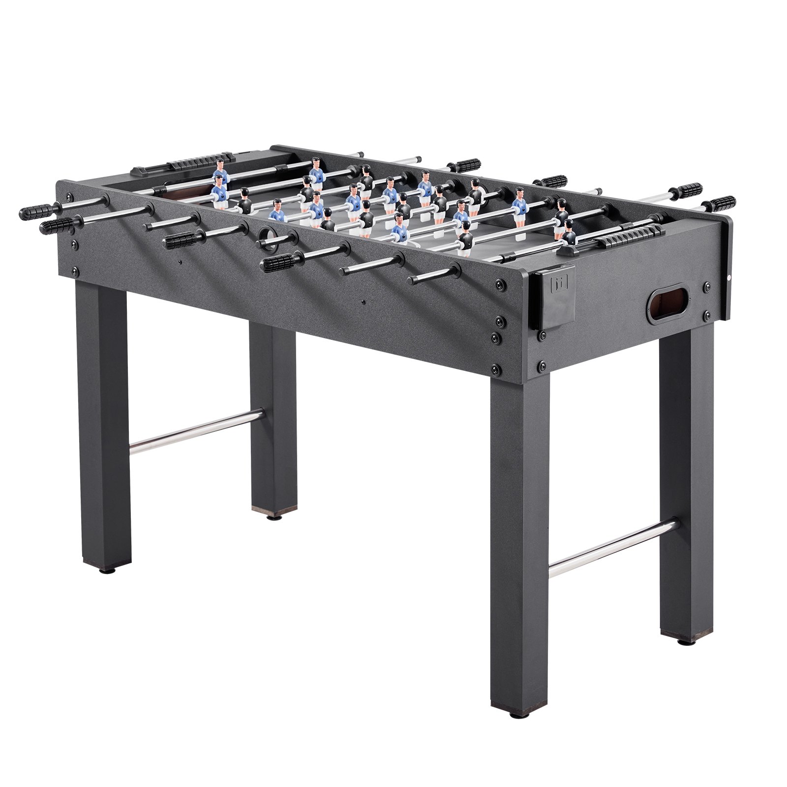 Foosball Table, 121 cm Standard Size Table, Indoor Full Size Foosball Tables for Home, Family, and Game Room, Durable Soccer Set, Includes 2 Balls, Score Keeper, and 2 Cup Holders - Image 1
