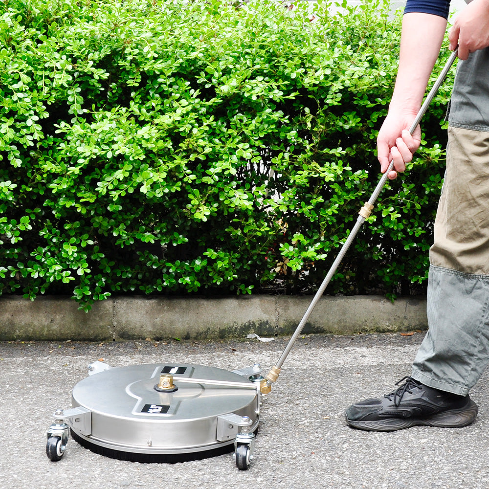 2In1 Surface Cleaner 16.5Inch Undercarriage Washer Pressure Washer Max 4000PSI 1/4 Quick Connector with Universal Wheels and Wands for Car Ground Cleaning - Image 3