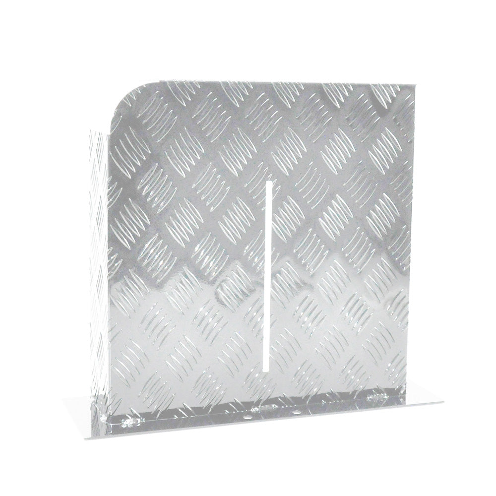 Alpen Outdoor Base Mount 2mm Thickness Aluminium Diesel Heater Fuel Tank Cover Left for 10L 15L Fuel Tank Silver - Image 6