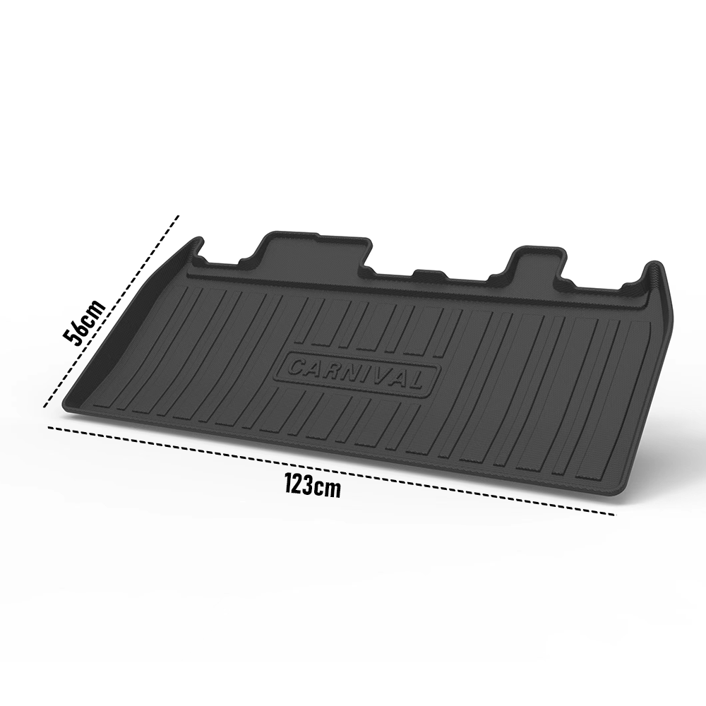 Cargo Mat Kia Carnival 2021-2023 Boot Liner Frunk Mat TPE Cargo Liner All Weather TPE Mat Accessories Rear Trunk Mat Water Proof - Image 8