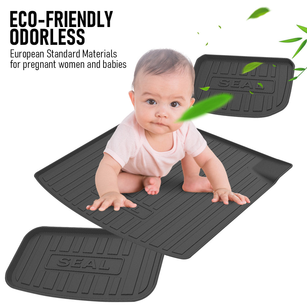 BYD Seal Boot Protector 2022-2023 Custom Fit TPE Liner Heavy Duty| Eco-Friendly Odourless & Non-Slip | All-Weather Camping Ready - Image 4