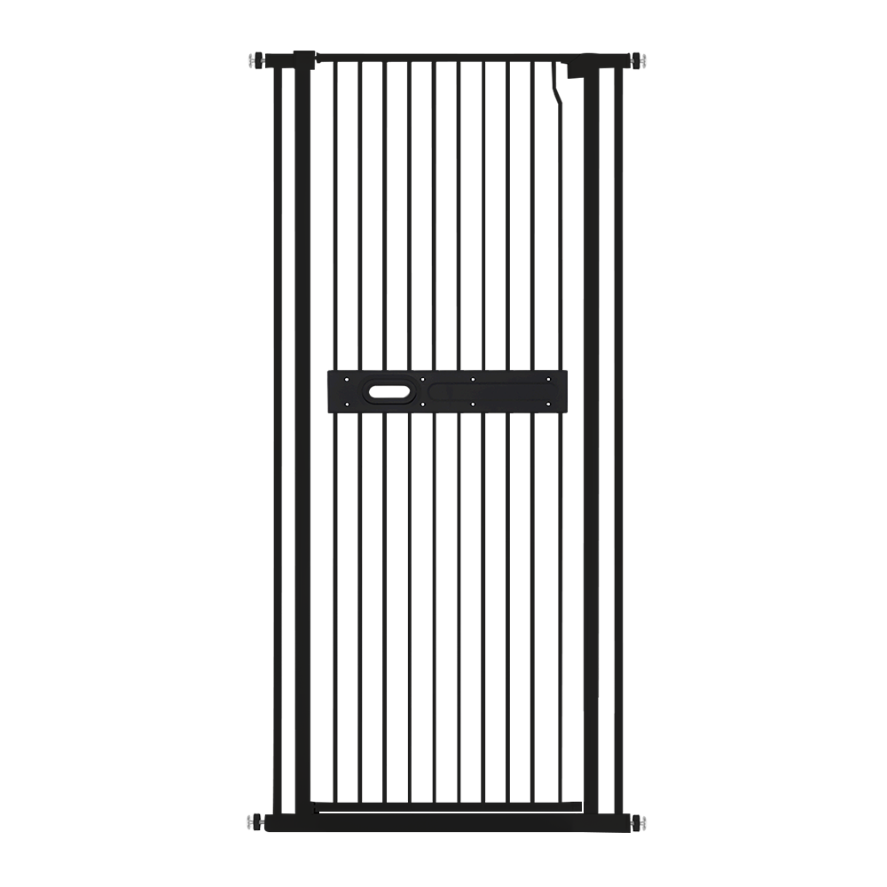 Alston Extra Tall 150cm Baby Pet Security Gate Balck Safety Gate Easy Fit Fence Two Way Opening No Drill Needed - Image 1