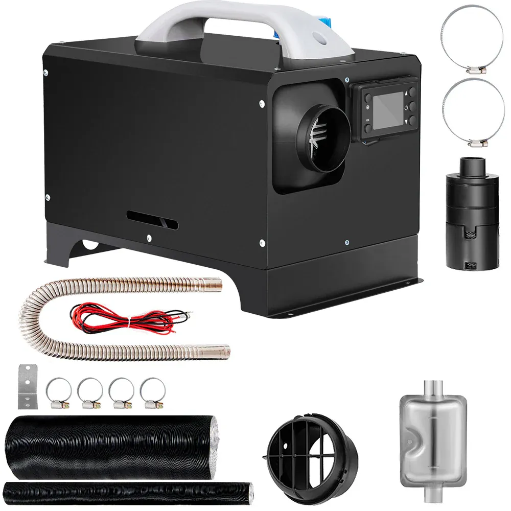Diesel Air Heater 12V 8KW Tank Portable Heater Thermostat With Remote Control and LCD Display for Car Truck Boat RV Campers Caravan Motorhome - Image 1