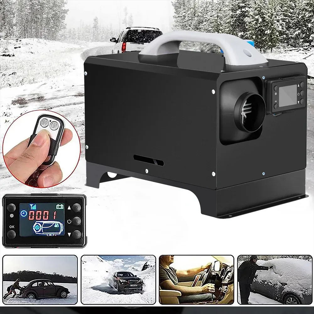 Diesel Air Heater 12V 8KW Tank Portable Heater Thermostat With Remote Control and LCD Display for Car Truck Boat RV Campers Caravan Motorhome - Image 2
