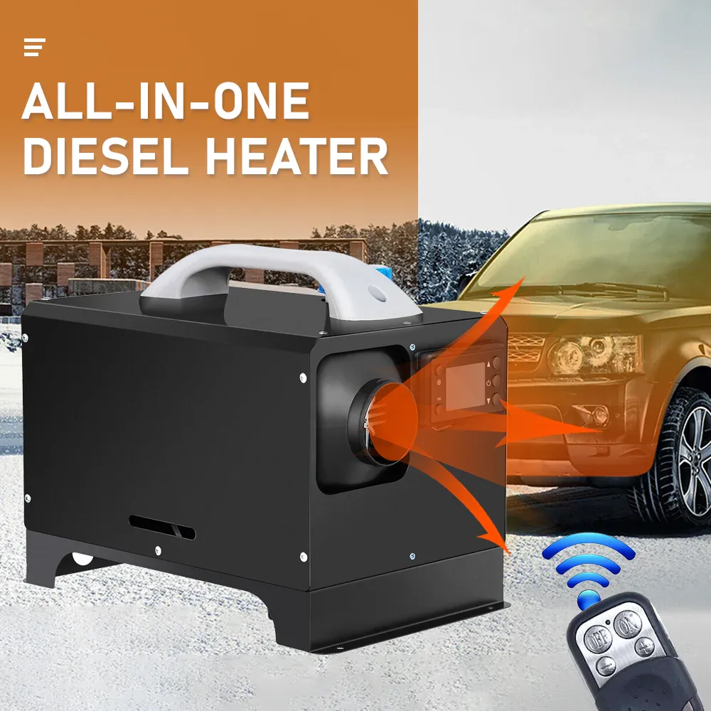 Diesel Air Heater 12V 8KW Tank Portable Heater Thermostat With Remote Control and LCD Display for Car Truck Boat RV Campers Caravan Motorhome - Image 5