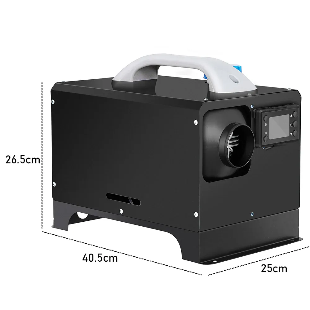 Diesel Air Heater 12V 8KW Tank Portable Heater Thermostat With Remote Control and LCD Display for Car Truck Boat RV Campers Caravan Motorhome - Image 8
