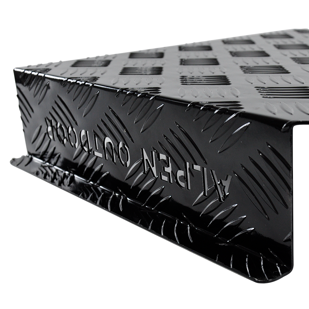 Aluminum Caravan Diesel Heater Bracket 2mm Thickness Fuel Tank Cover Double Left/Right Base 10L/15L for Caravan Trailer Toolbox Black - Image 7