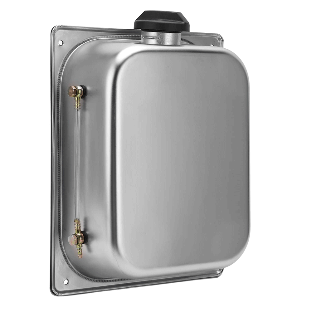8L Petrol Fuel Tank Stainless Steel Diesel Fuel Tank Portable Diesel Container Backup Petrol Storage Tank For Truck Van External Fuel Tank - Image 1