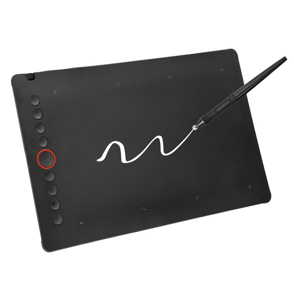 Digital Graphics Tablet Drawing Pad 8192 Levels Large Working Area 285x180mm Compatible with Win/MacOS Support PC/Mobile for Drawing Designing Teaching - Image 1
