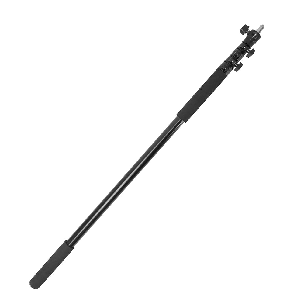 Handheld Boom Pole Stand Light Portable Telescopic Stand Max 3m with Lock and Shoulder Strap For Studio Strobe Light Flash Microphone Speedlight Support - Image 3