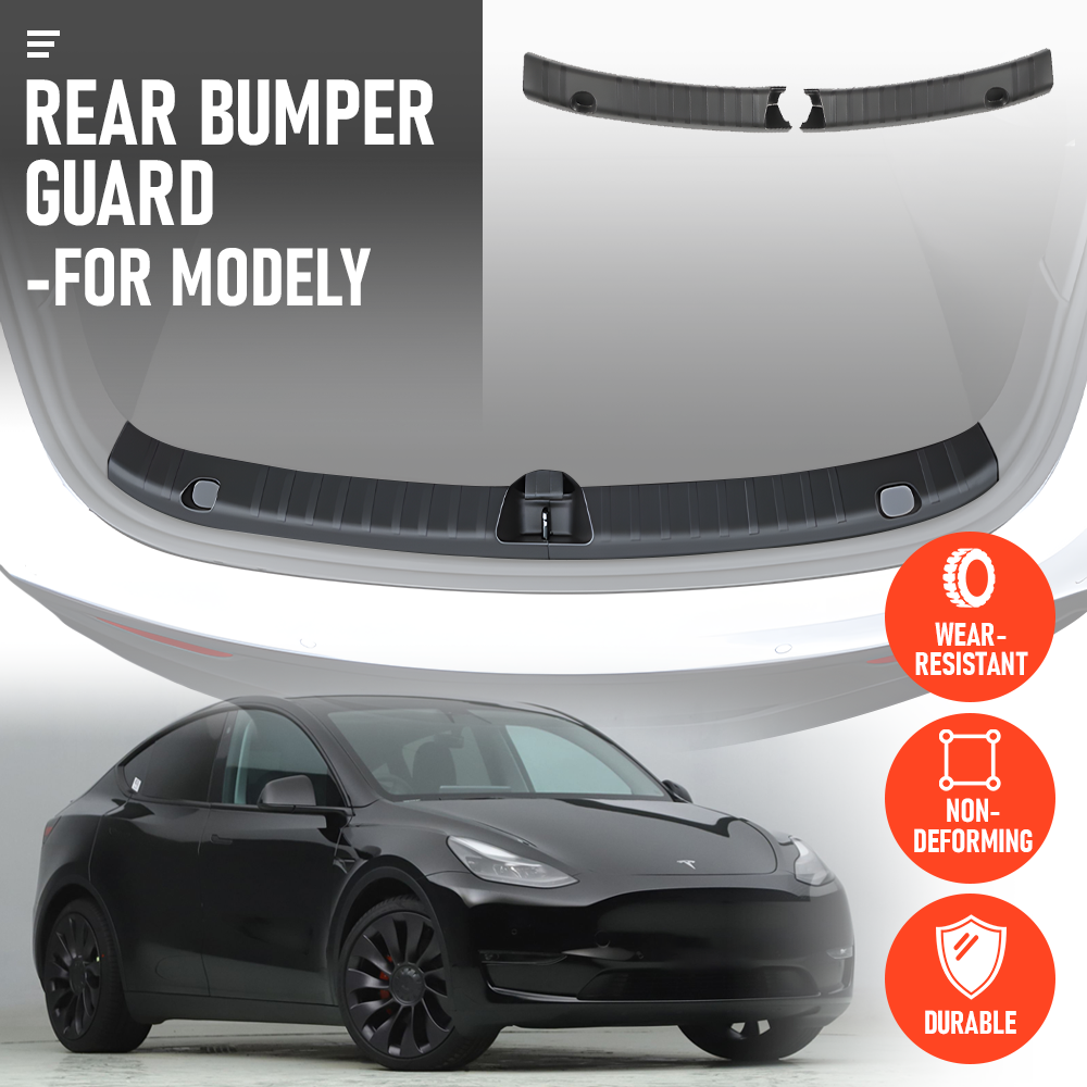 TPE Bumper Guard Custom Fit Tesla Model Y 2022-2023 Trunk Protector | Ultra-Flexible Cold-Resistant | OEM Design Camping Ready - Image 2