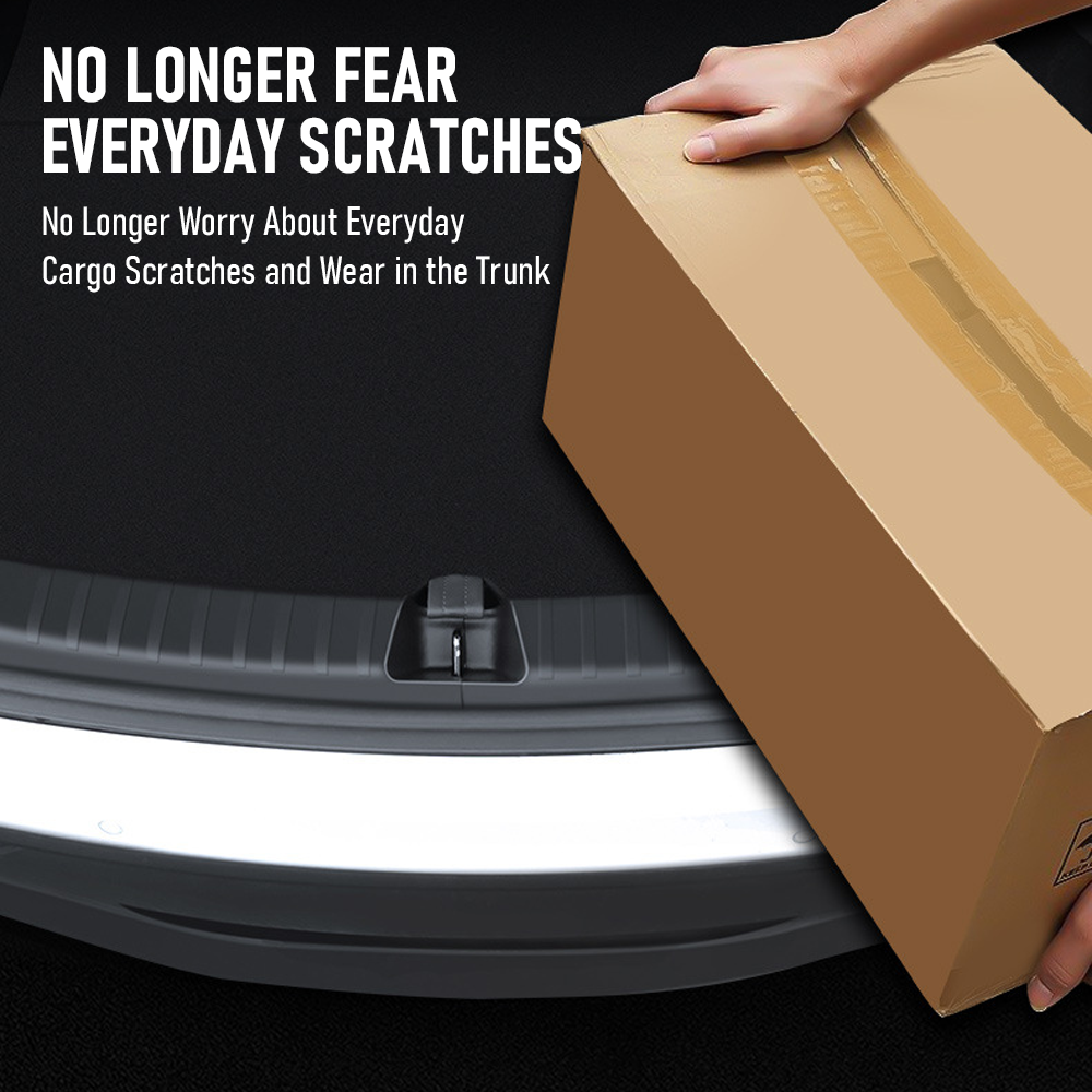 TPE Bumper Guard Custom Fit Tesla Model Y 2022-2023 Trunk Protector | Ultra-Flexible Cold-Resistant | OEM Design Camping Ready - Image 4
