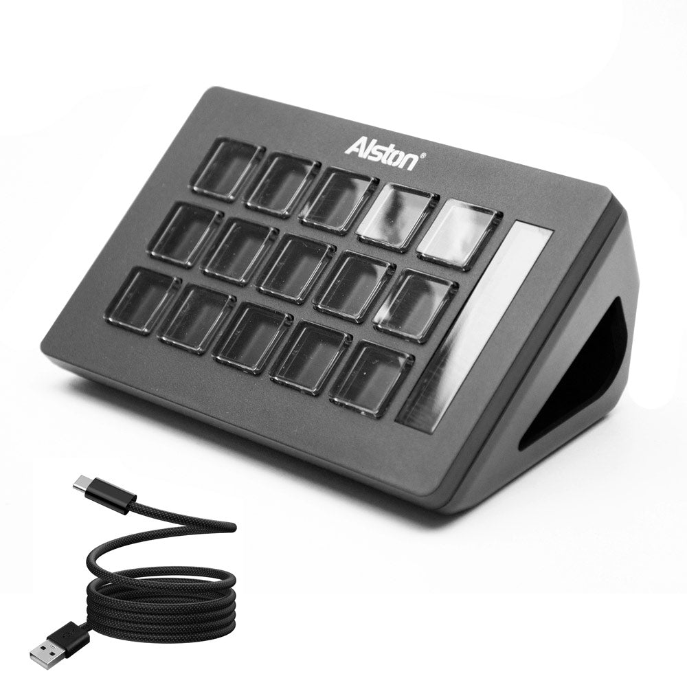 Studio Controller Keyboard Stream Controller Customizable Deck with 15 Shortcut Keys for Multi Applications Triggered in PC for Streaming Studio Work Game - Image 1