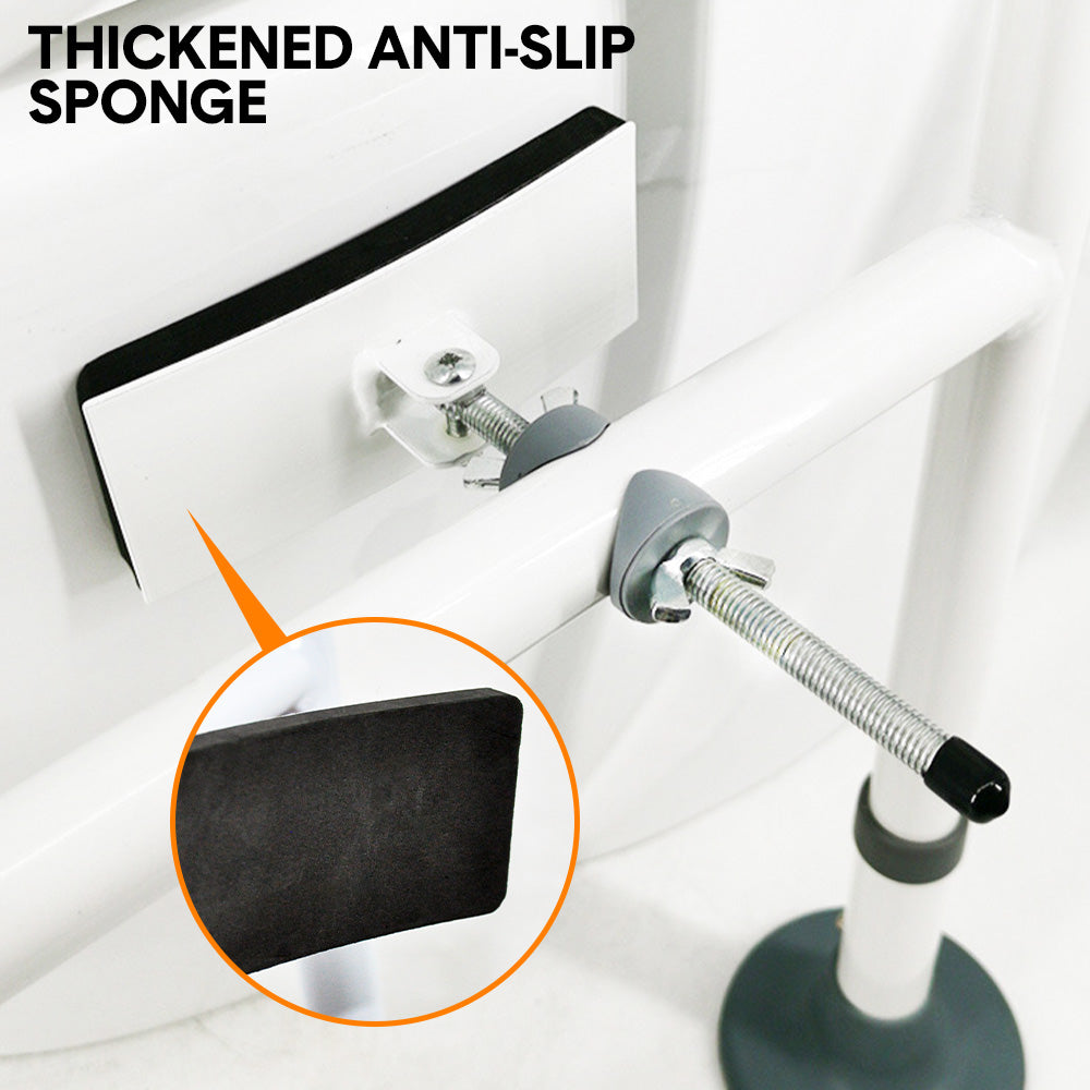 Toilet Frame Support Standing Disability Assist Aid Safety Grab Handle Rail Height and Width Adjustable For Elderly Disabled Max Load 150Kg - Image 6