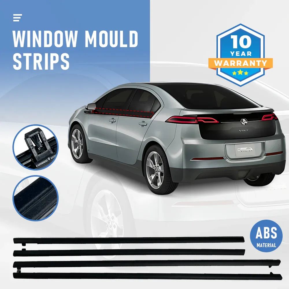 Outer Door Weather Window Rubber Seals Fit for Holden Commodore VE VF SEDAN V6 V8 Moulding Trim Strips Car Modification Accessories Black 4Pcs - Image 2