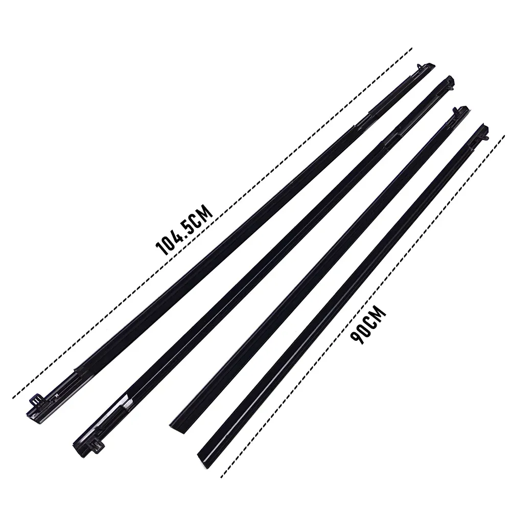 Outer Door Weather Window Rubber Seals Fit for Holden Commodore VE VF SEDAN V6 V8 Moulding Trim Strips Car Modification Accessories Black 4Pcs - Image 8