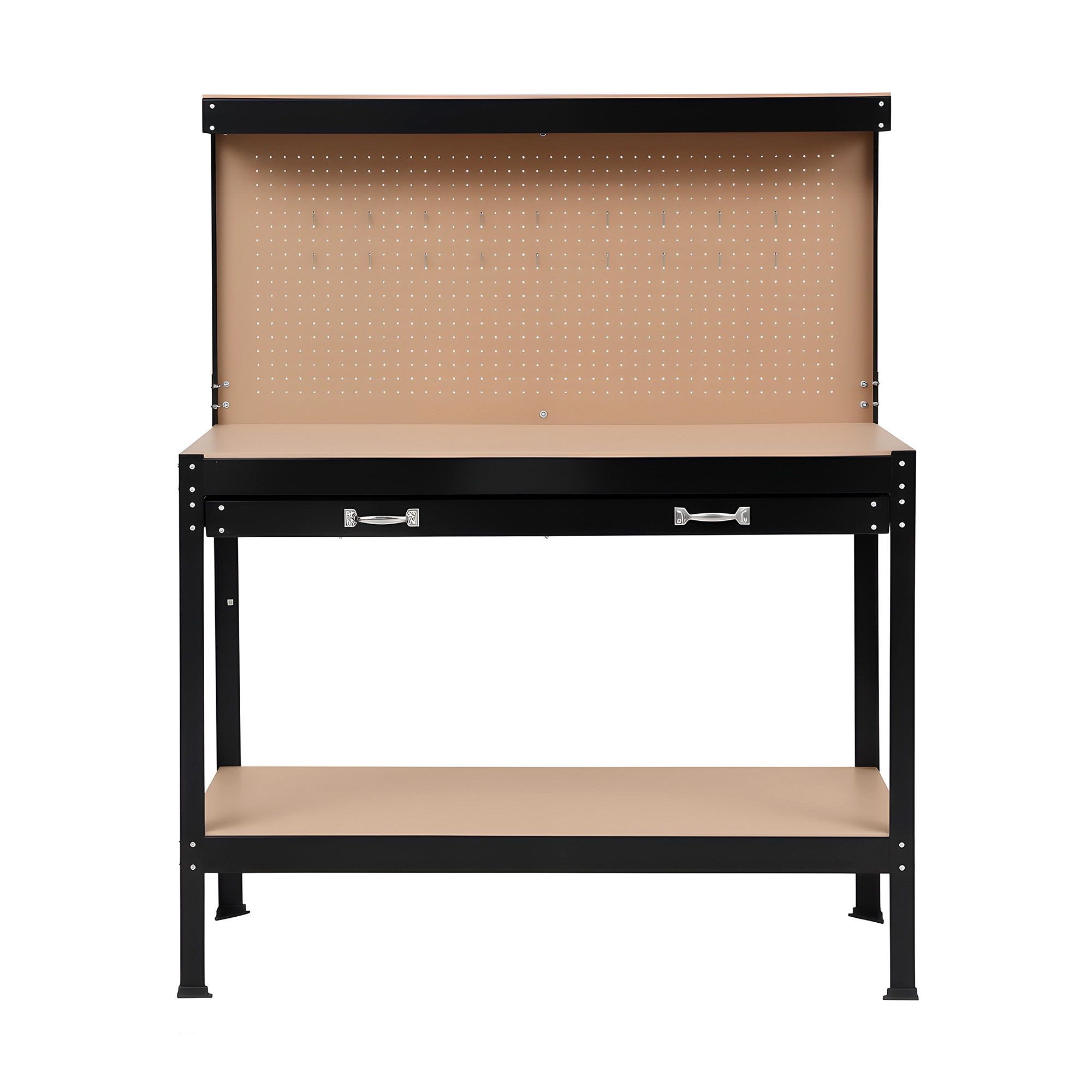 Giantz Workbench with Pegboard and Ultra-Wide 120cm Work Table for Garage DIY, 20 Hooks - Image 4