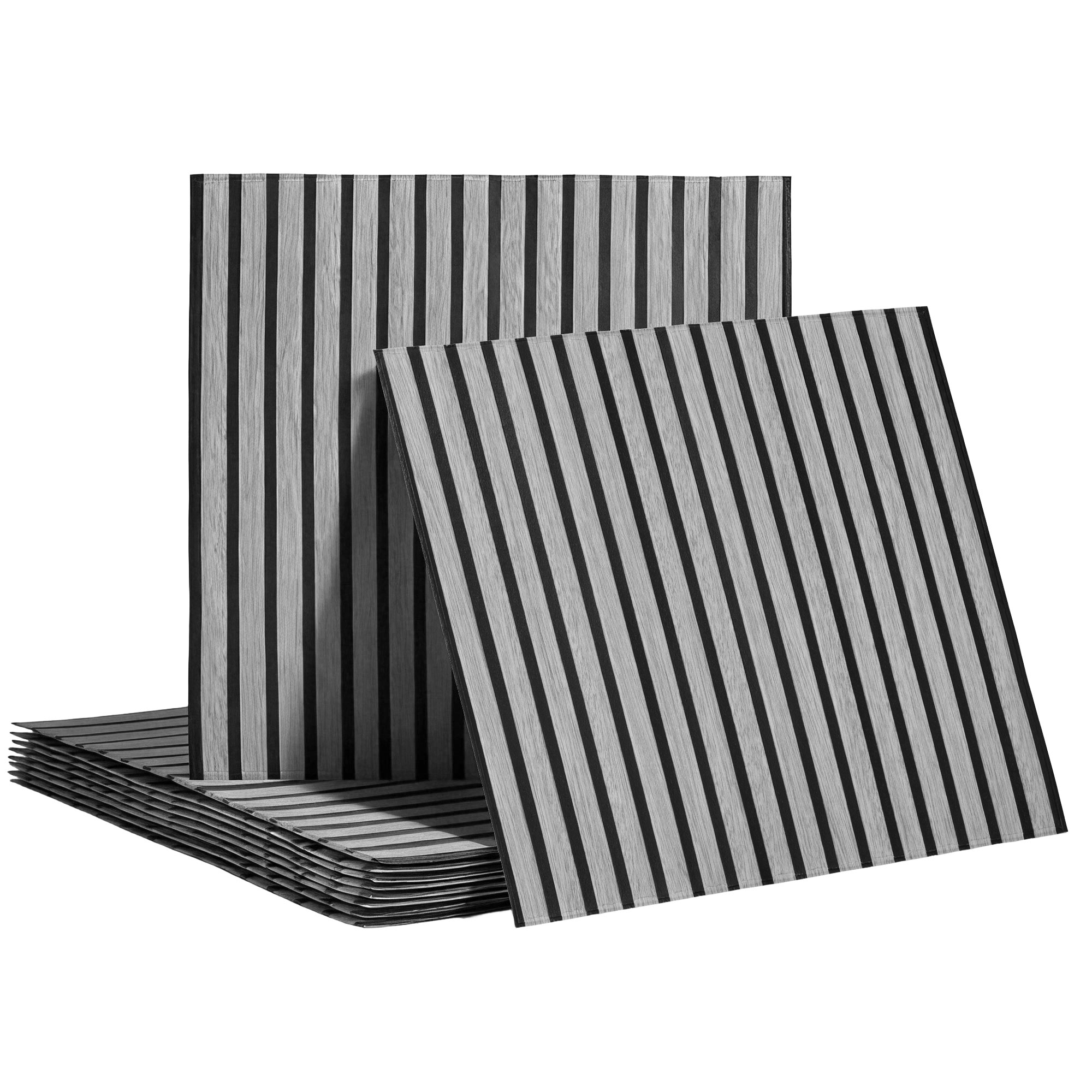 Artiss 10PCS Peel and Stick Wall Panels Tiles 68X68CM Self Adhesive for Home Office Studio Grey - Image 3