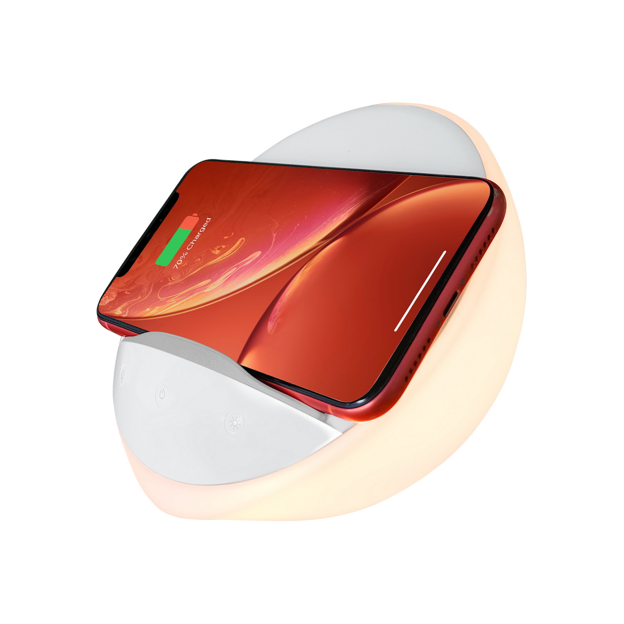 AIPOWER Bedside Lamp with Wireless Charger and Phone Holder Touch - Image 1