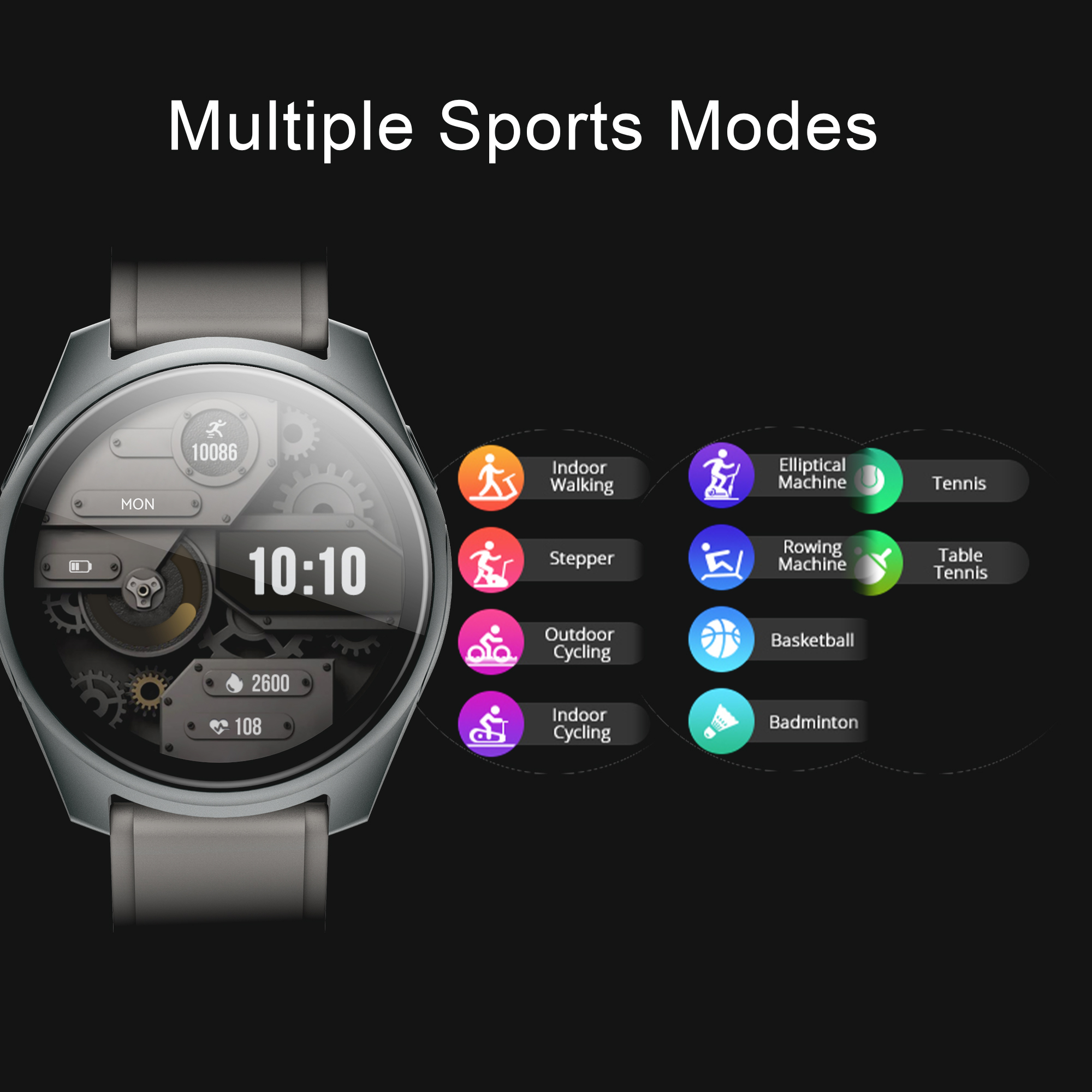 Aipower Smart Watch with Earbuds Pop-Up Headphones 4G Music Fitness Tracker W28 Pro - Image 7