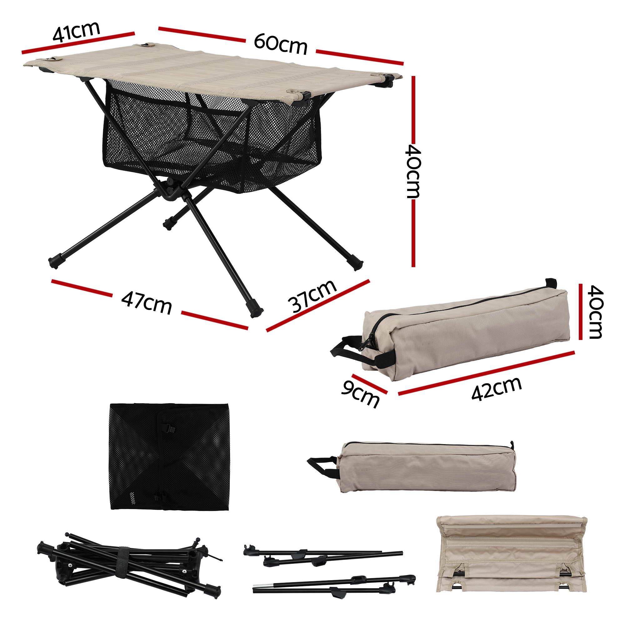 Weisshorn Folding Camping Table Portable Picnic Desk Camp Furniture - Image 2