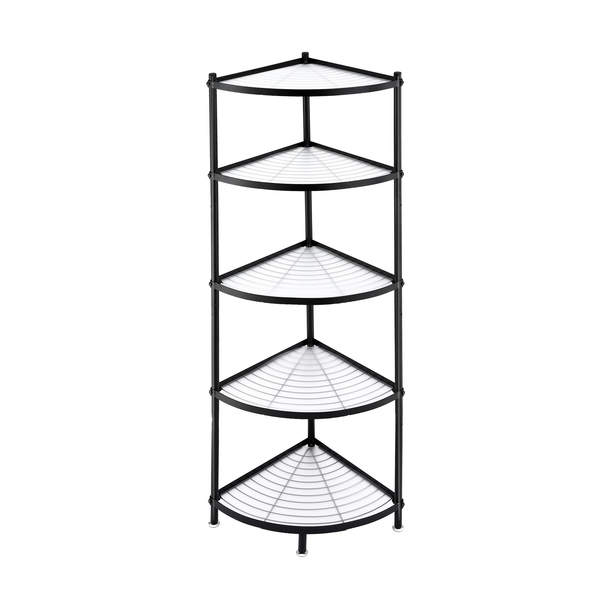 Artiss 5-Tier Kitchen Corner Shelf Rack Stand Microwave Metal Storage Shelves - Image 4