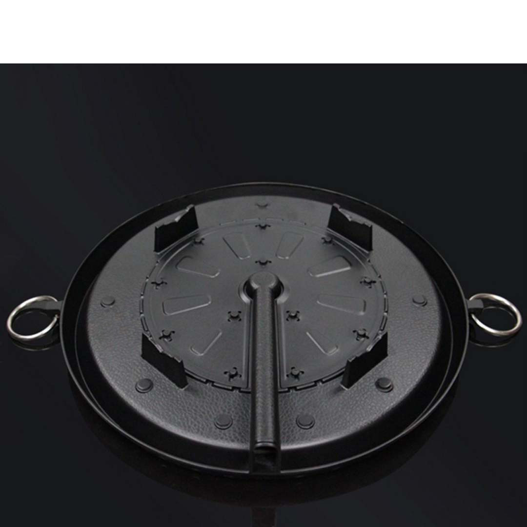 SOGA Portable Korean BBQ Butane Gas Stove Stone Grill Plate Non Stick Coated Round - Image 2